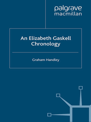 cover image of An Elizabeth Gaskell Chronology